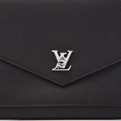 Louis Vuitton Soft Calfskin My Lockme Pochette Black 8 of 9