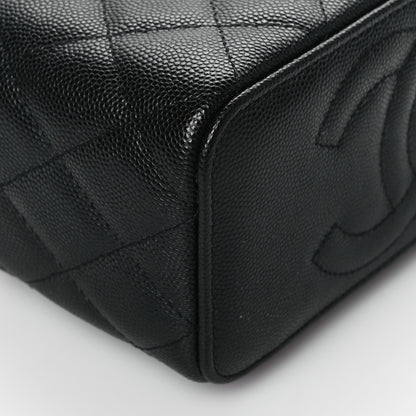 Chanel Caviar Quilted Small Vanity Case With Chain Black 9 of 11