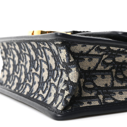 Christian Dior Oblique Small 30 Montaigne Flap Bag Blue 9 of 9