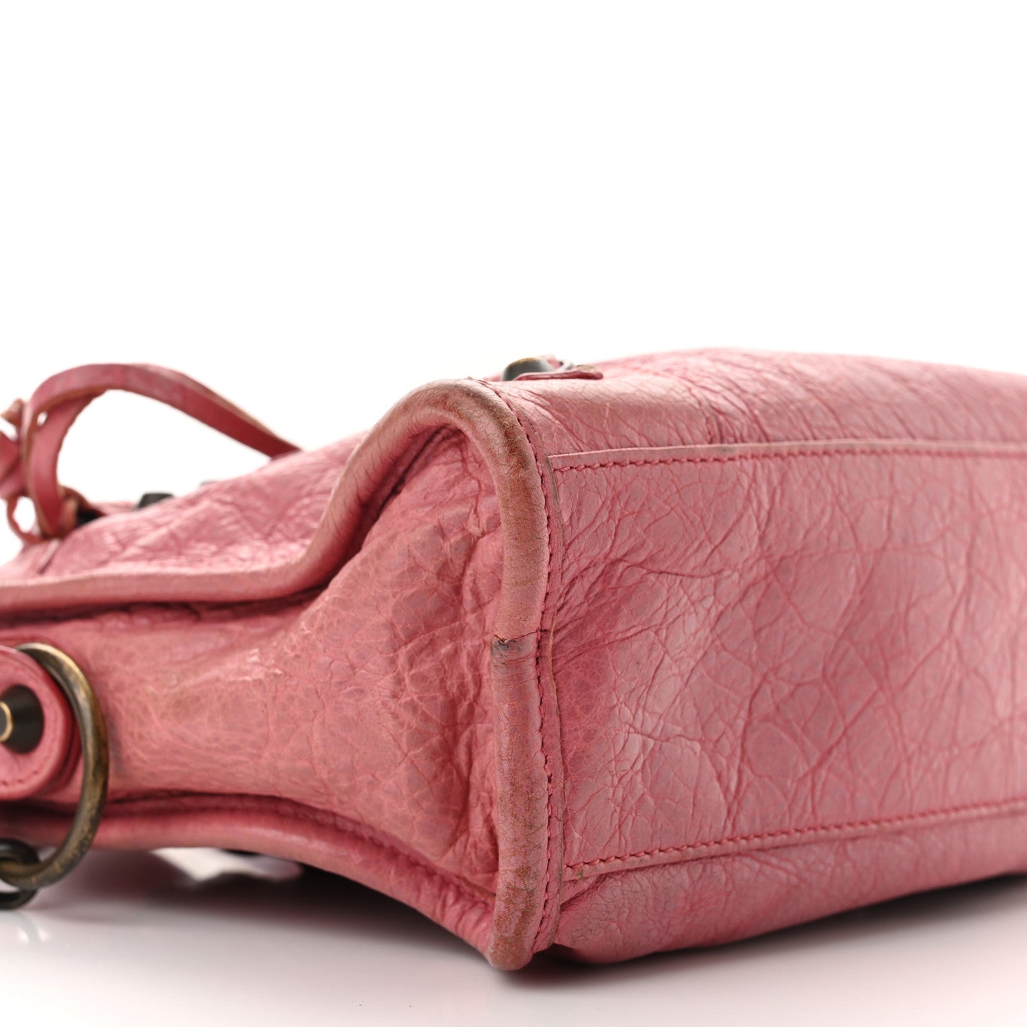 Balenciaga Agneau Classic Hardware Mini City Rose Bombon Raspberry 9 of 18