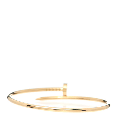 Cartier 18K Yellow Gold Small Juste Un Clou Bracelet 16 3 of 6