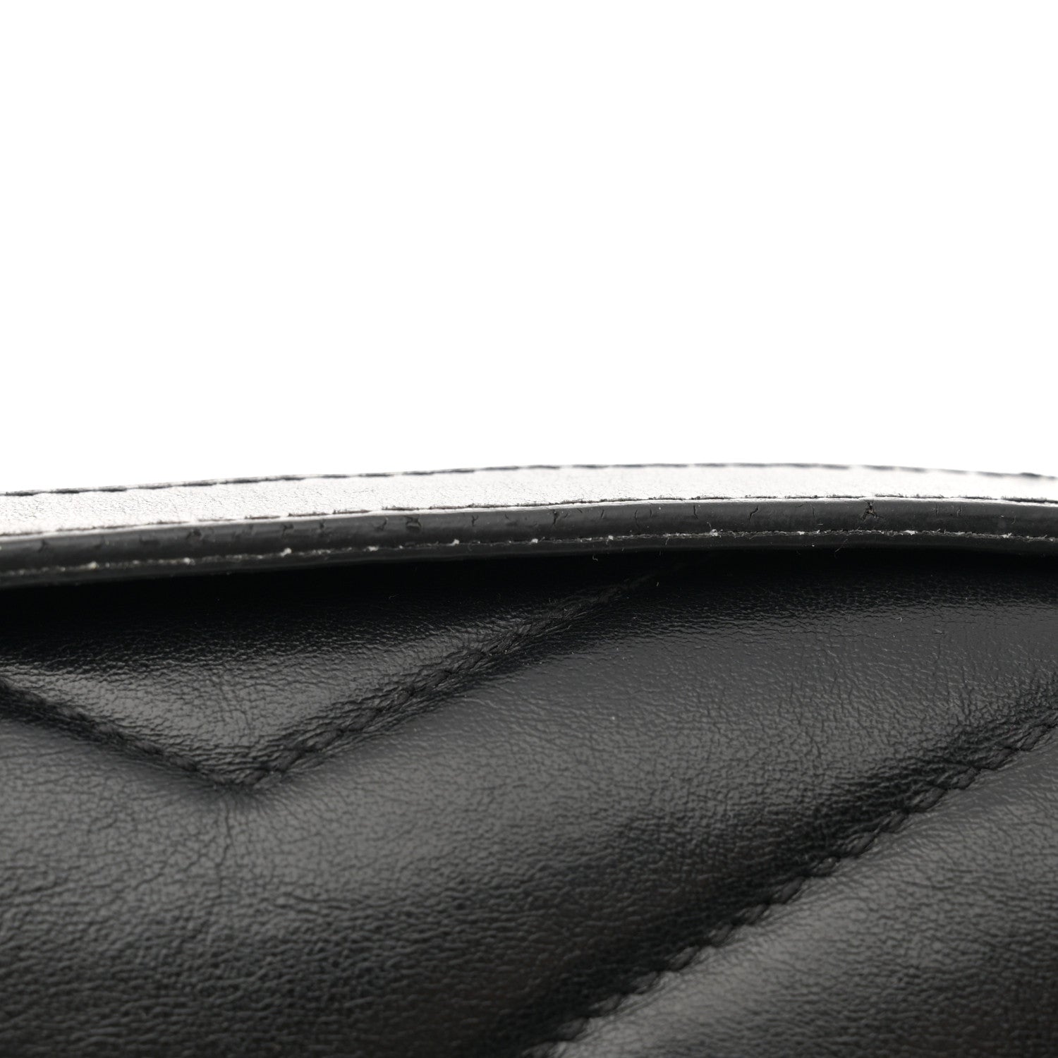 Saint Laurent Calfskin Y Quilted Monogram Medium Loulou Chain Satchel Black 11 of 13