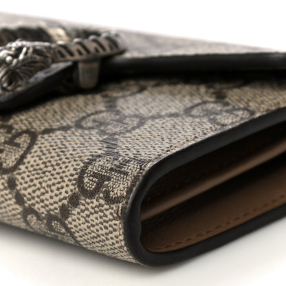 Gucci GG Supreme Monogram Dionysus Coin Purse Taupe 11 of 14
