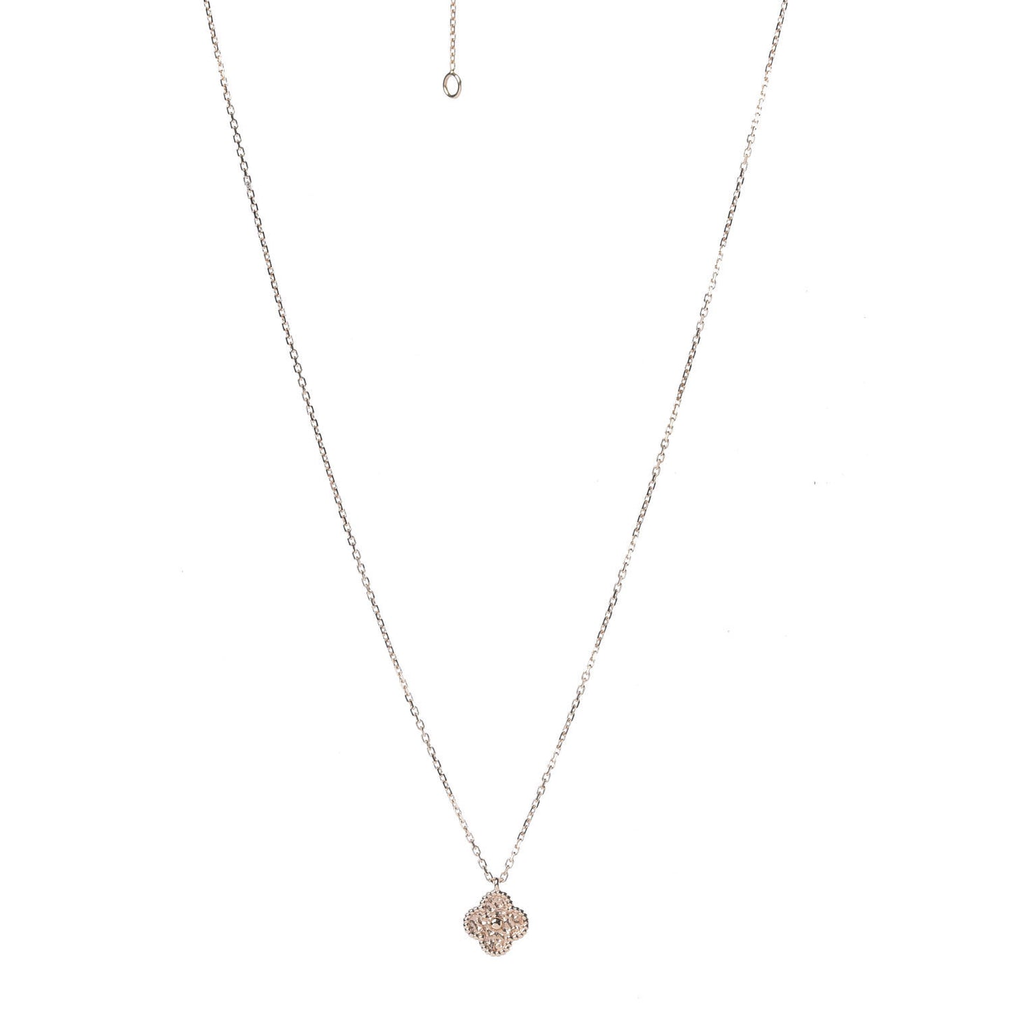 18K Rose Gold Sweet Alhambra Pendant Necklace