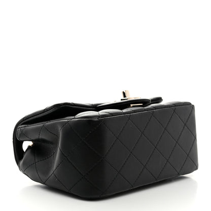 Chanel Lambskin Quilted Mini Square Flap Black 4 of 10