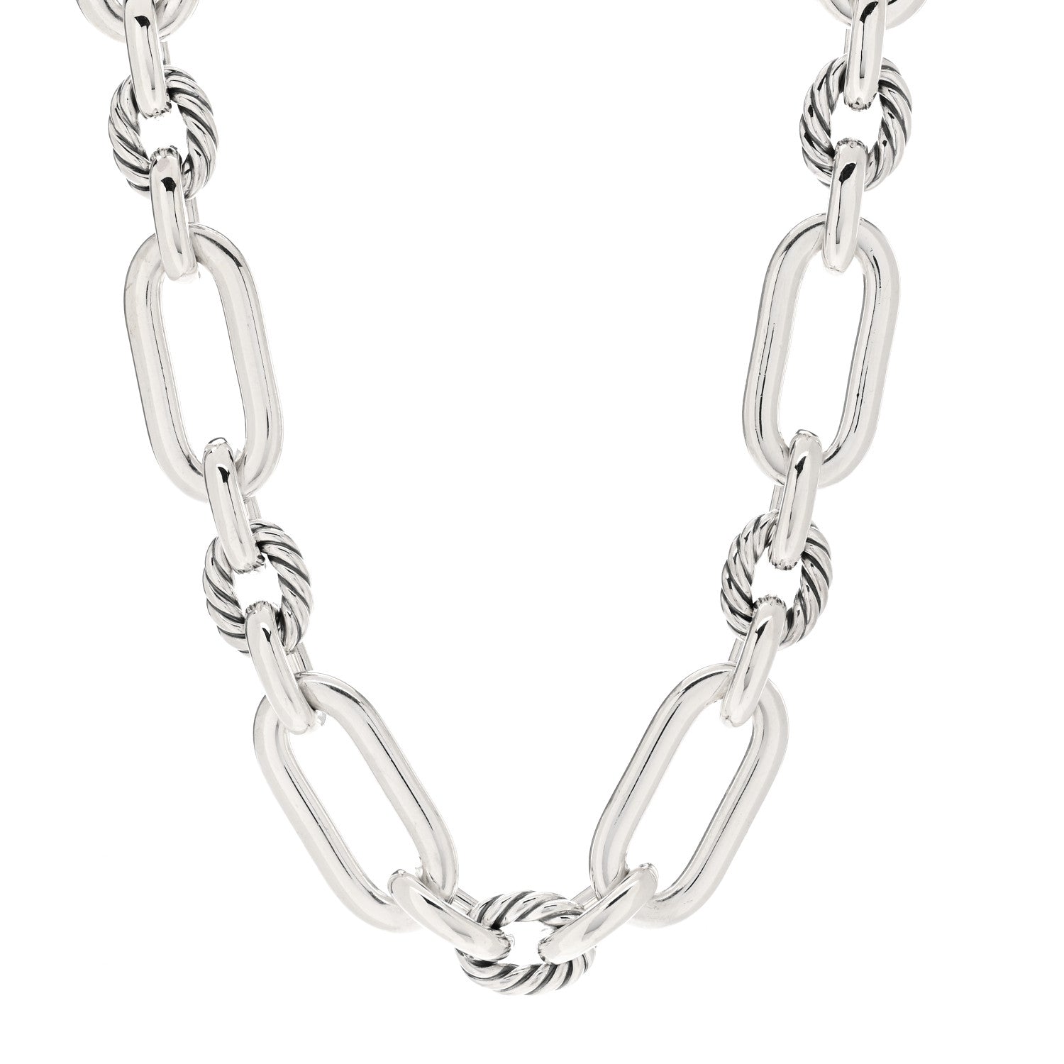 David Yurman Sterling Silver Lexington Chain Necklace 18" 1 of 3