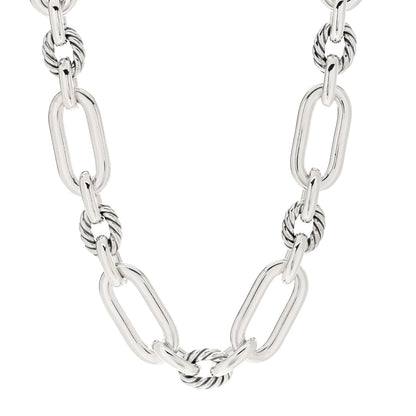 David Yurman Sterling Silver Lexington Chain Necklace 18" 1 of 3