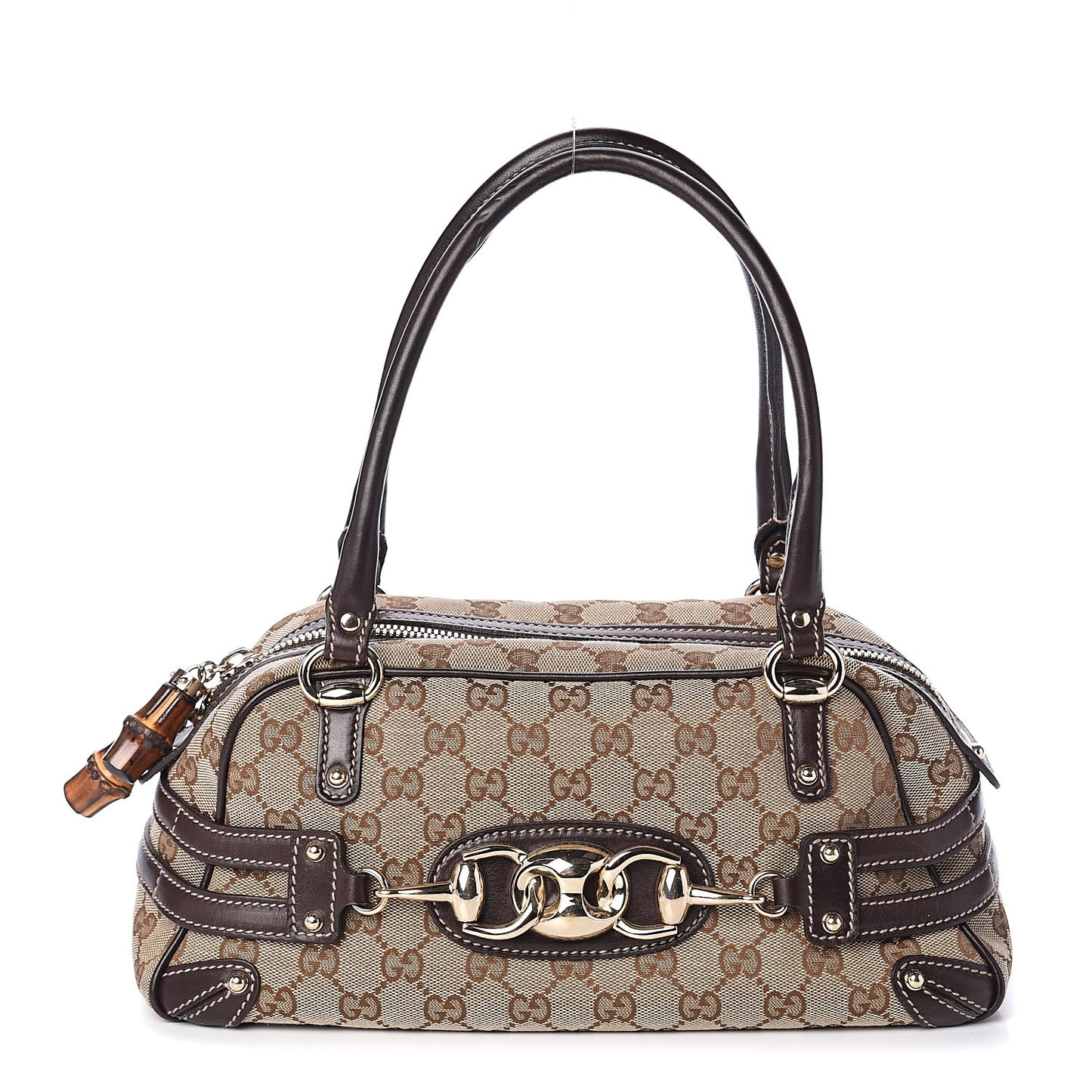 Monogram Medium Wave Boston Dark Brown