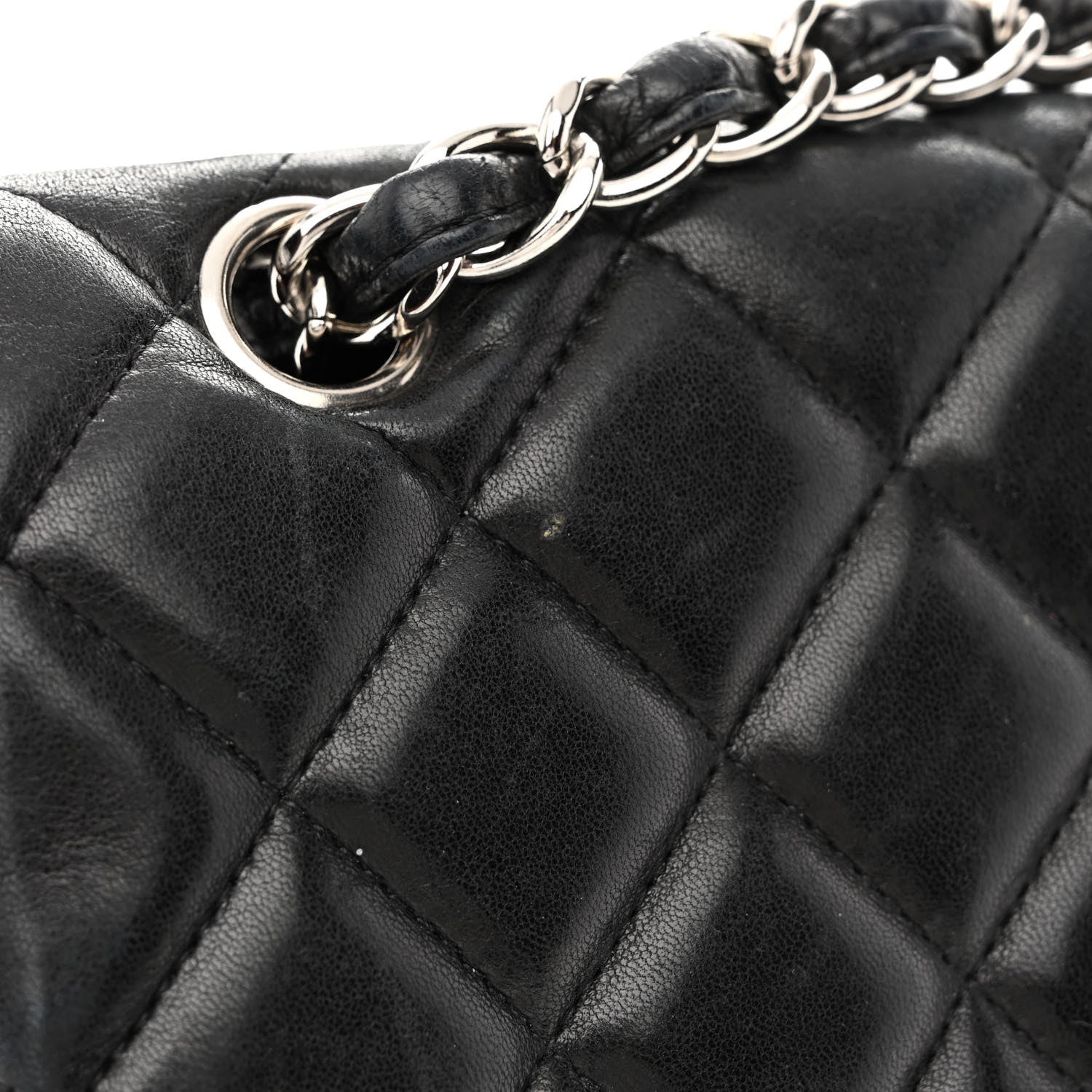 Chanel Lambskin Quilted Maxi Single Flap Black 13 of 13