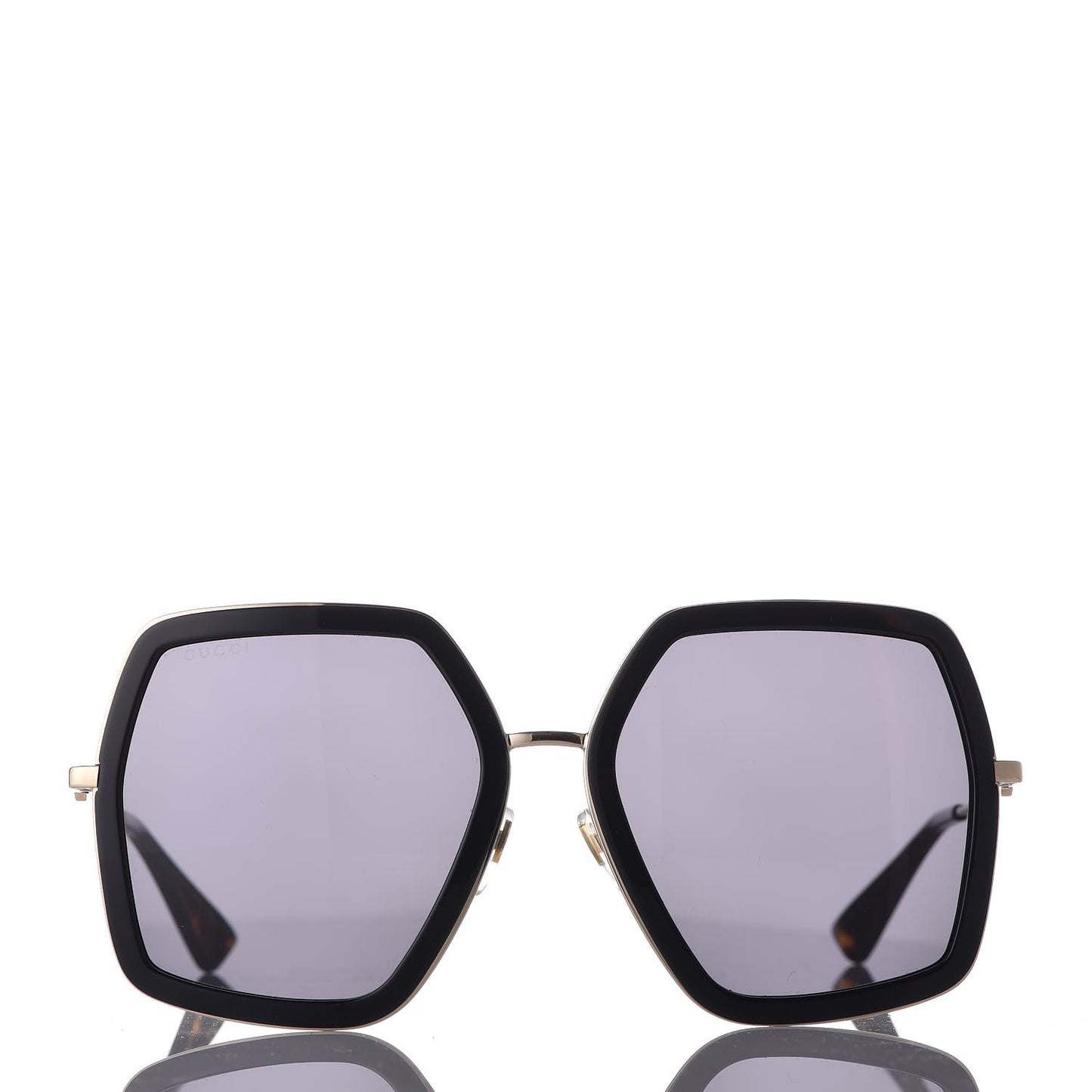 Acetate Oversize Square Frame GG0106S Sunglasses Black