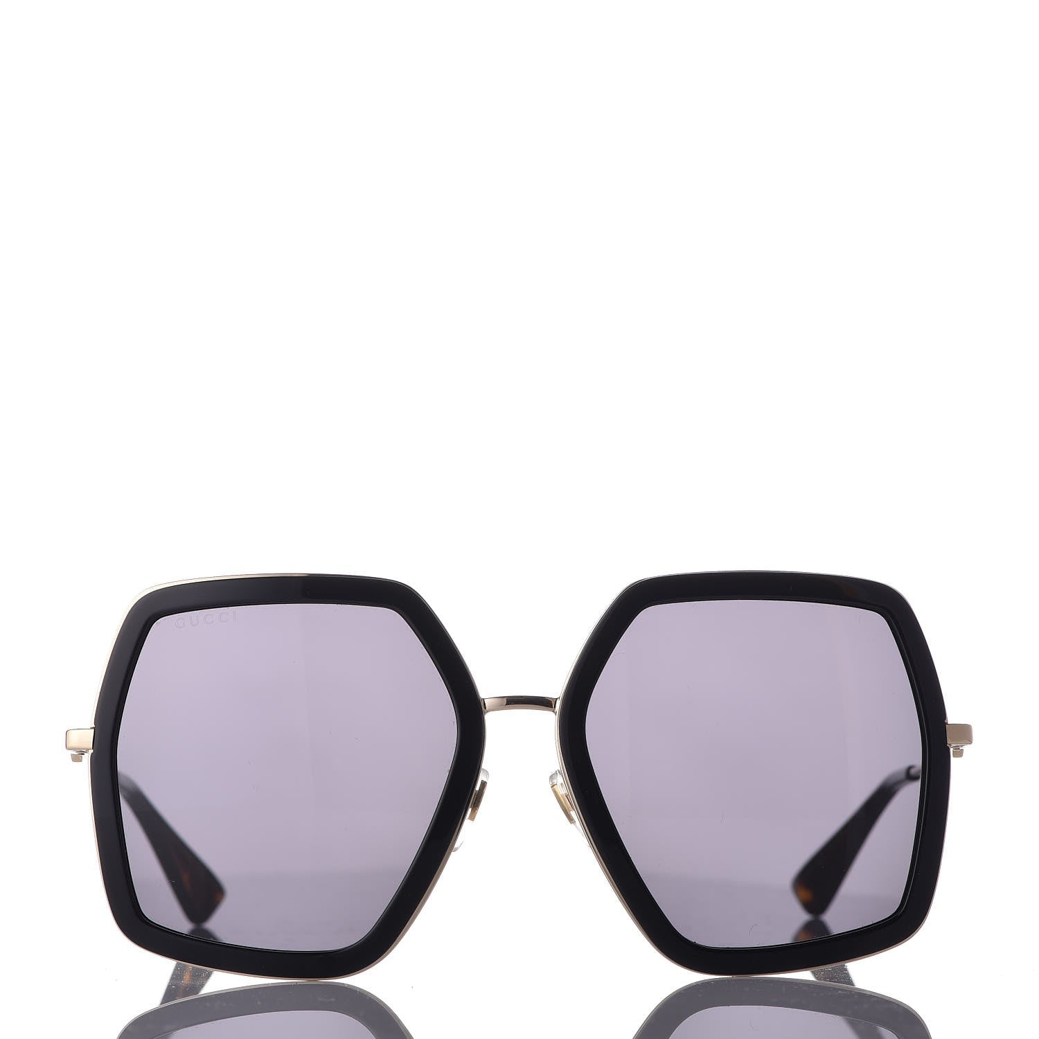 Gucci Acetate Oversize Square Frame GG0106S Sunglasses Black 2 of 7