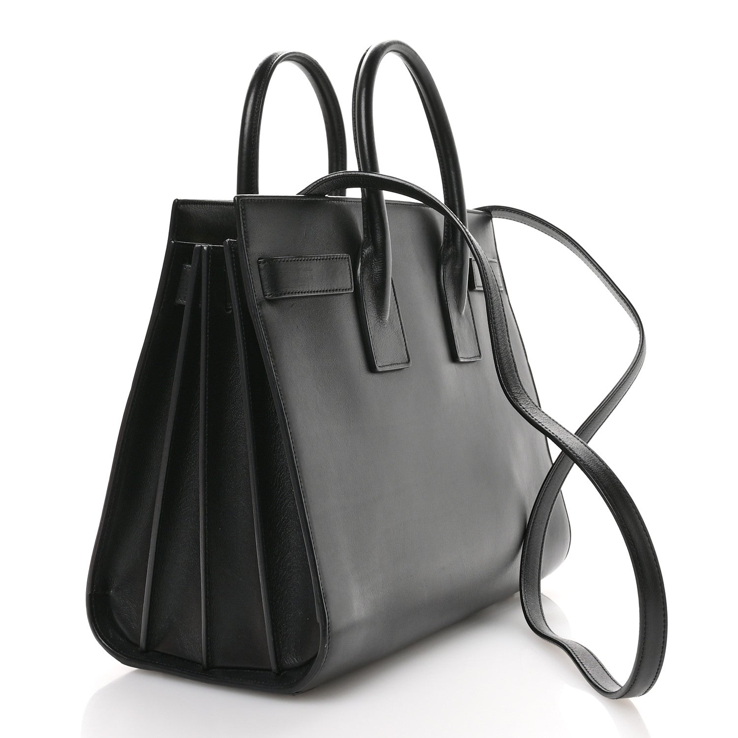 Saint Laurent Calfskin Small Sac De Jour Black 3 of 10