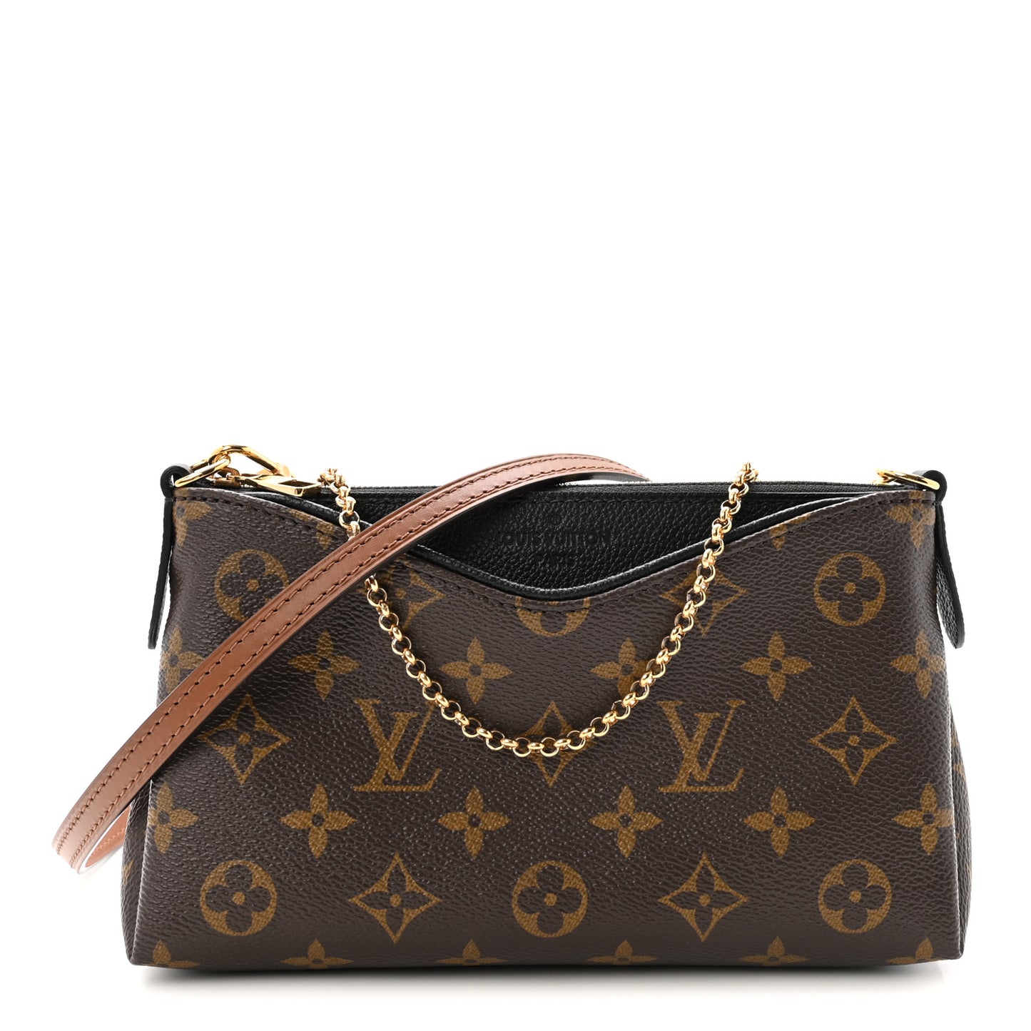 Monogram Pallas Clutch Black