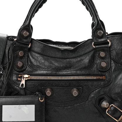 Balenciaga Agneau Giant 21 Rose Gold Hardware City Black 7 of 15