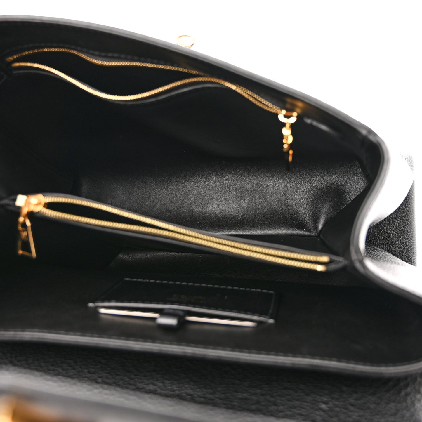 Grained Smooth Calfskin Rose Des Vents MM Black