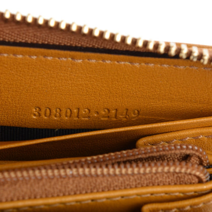 Gucci Monogram Sukey Zip Around Wallet Yellow 7 of 7