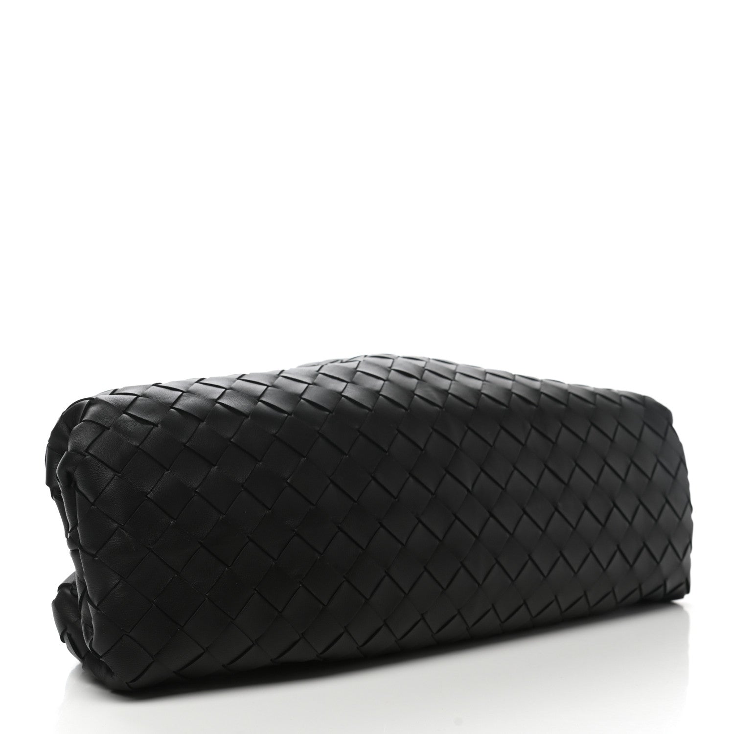 Bottega Veneta Nappa Maxi Intrecciato The Pouch Oversized Clutch Black 4 of 7