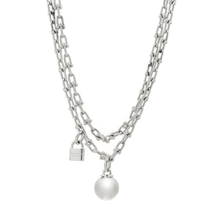 Tiffany Sterling Silver HardWear Wrap Necklace 1 of 5