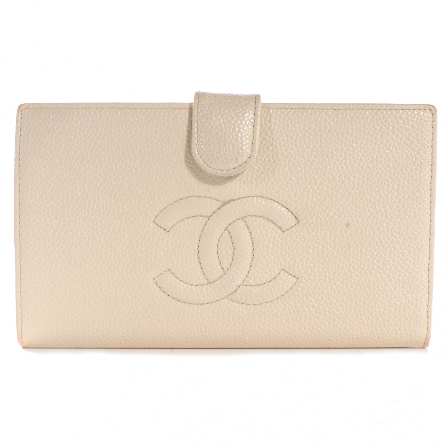 Chanel Caviar CC Wallet Beige 1 of 11