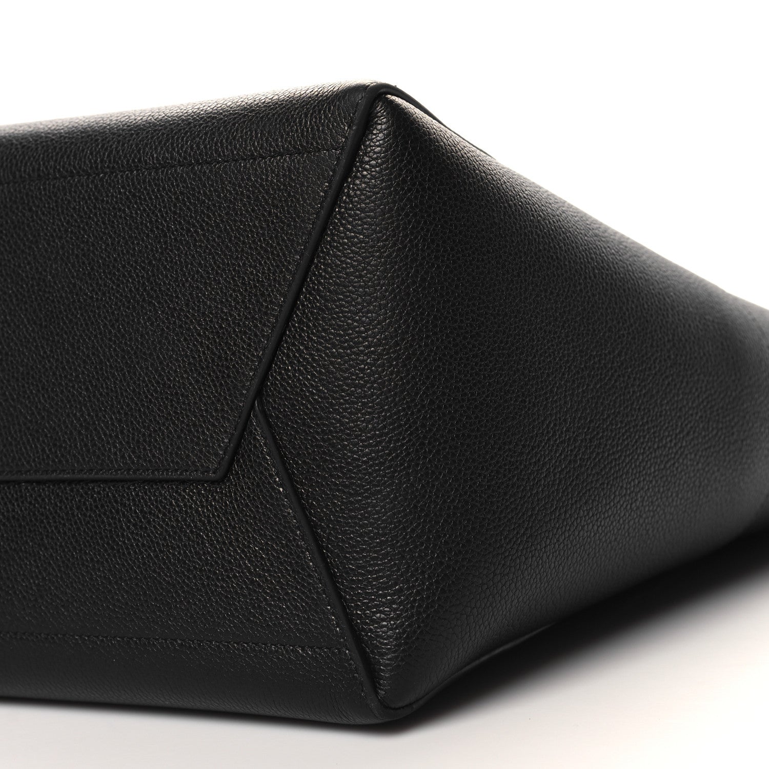 Celine Soft Grained Calfskin Sangle Bucket Bag Black 9 of 9