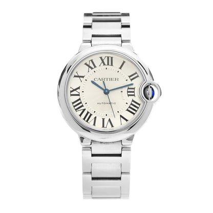 Cartier Stainless Steel 33mm Ballon Bleu De Cartier Automatic Watch 1 of 6