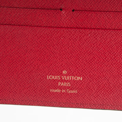 Louis Vuitton Damier Ebene Insolite Wallet Red 6 of 7