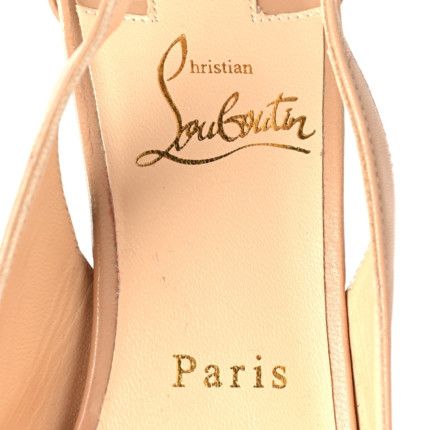 Christian Louboutin Nappa Mascara 70 Pumps 37.5 Nude 7 of 9