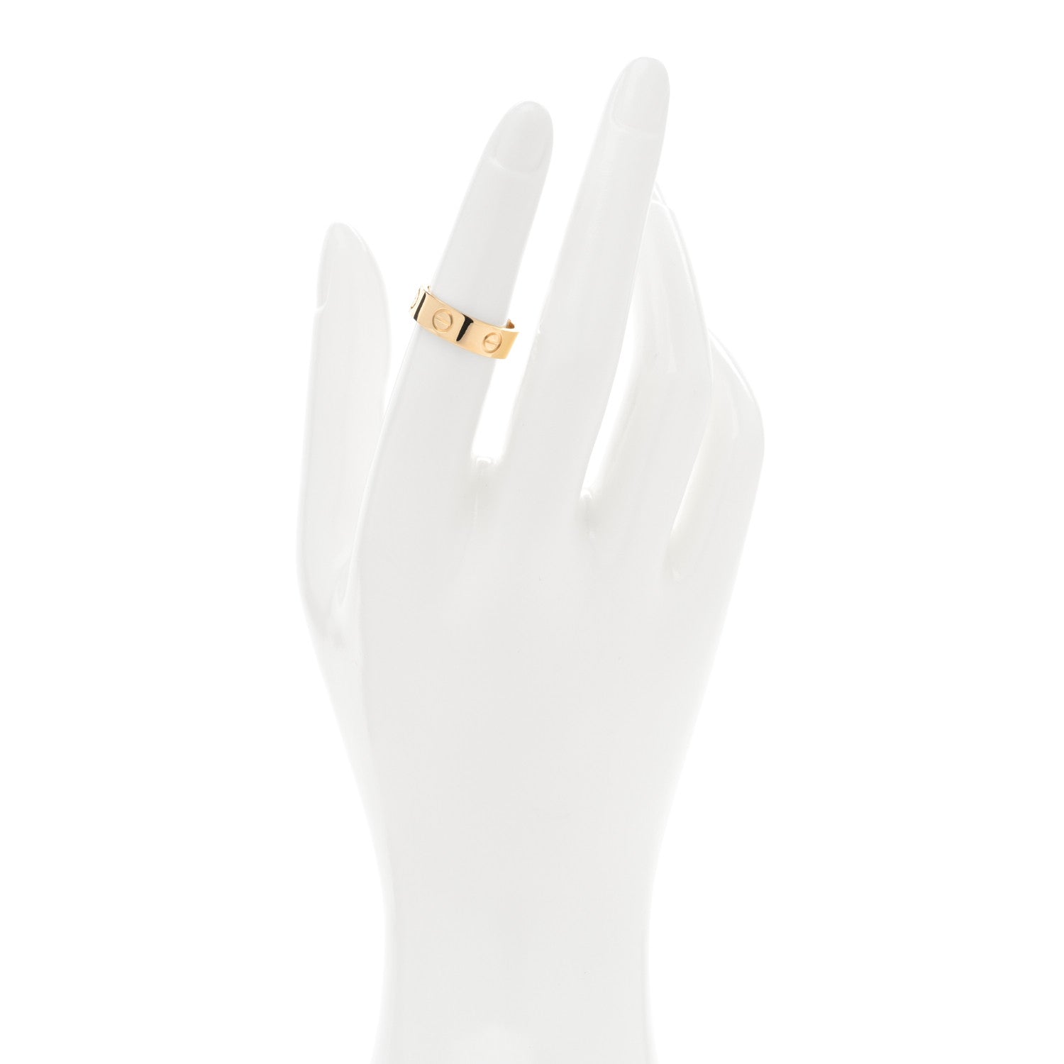 Cartier 18K Yellow Gold 5.5mm LOVE Ring 51 5.75 2 of 5