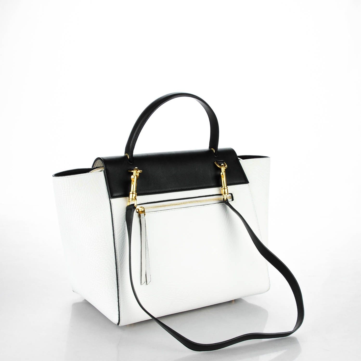 Celine Elephant Calfskin Mini Belt Bag White 3 of 8