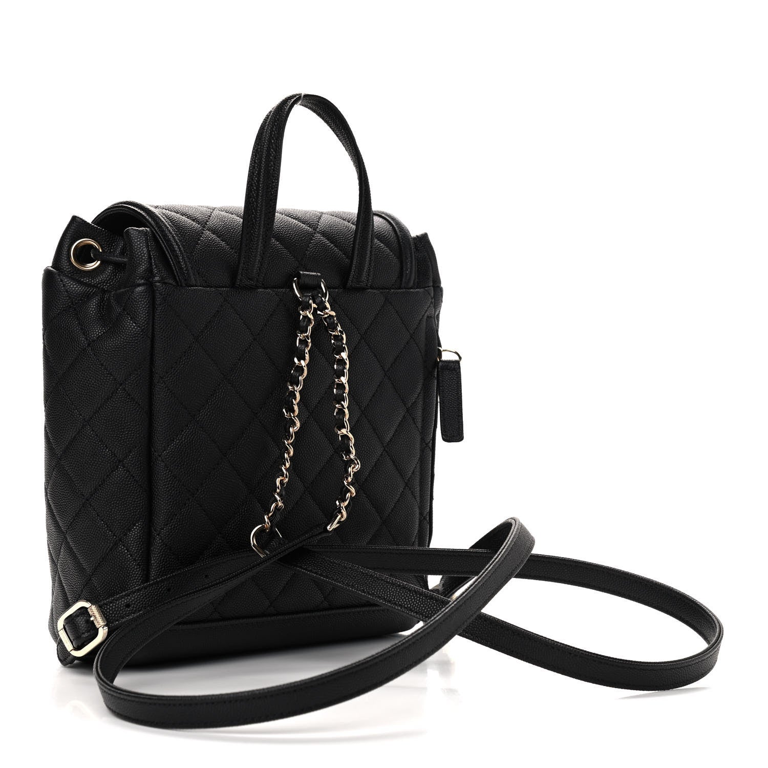 Chanel Caviar Quilted Small Filigree Backpack Black 3 of 9