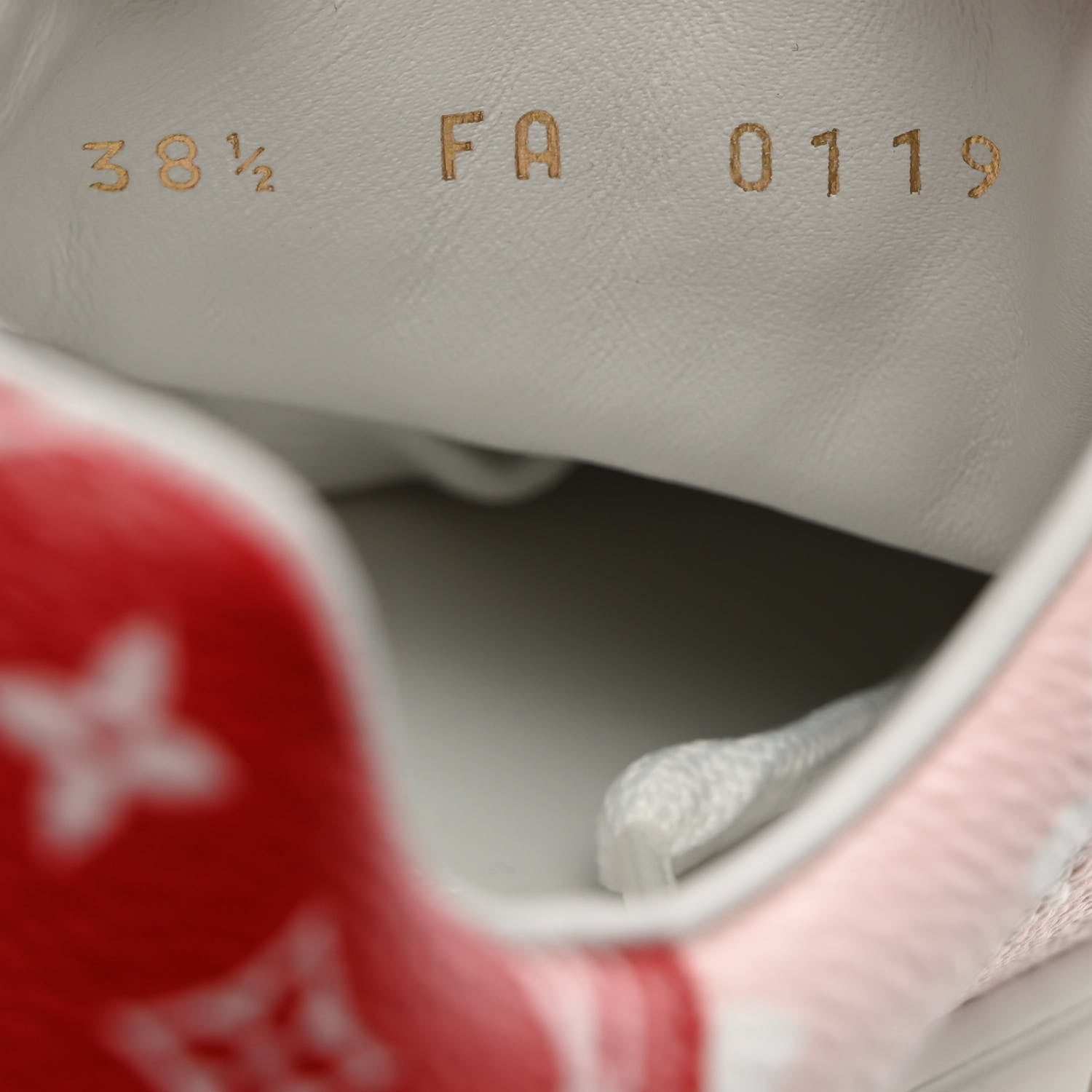 Louis Vuitton Monogram Giant Time Out Sneakers 38.5 Rose Rouge 7 of 9