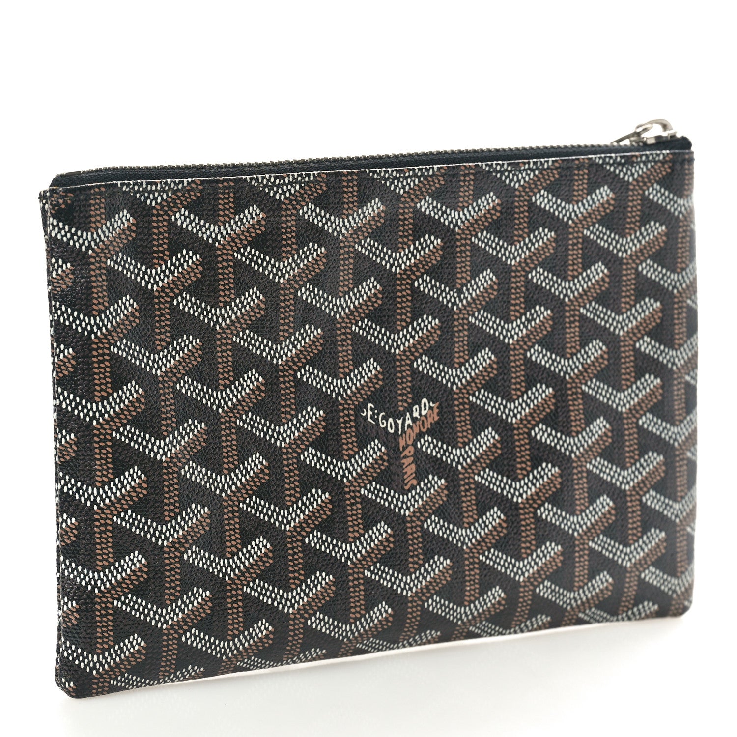Goyard Goyardine Senat Pochette PM Black Gold 3 of 7