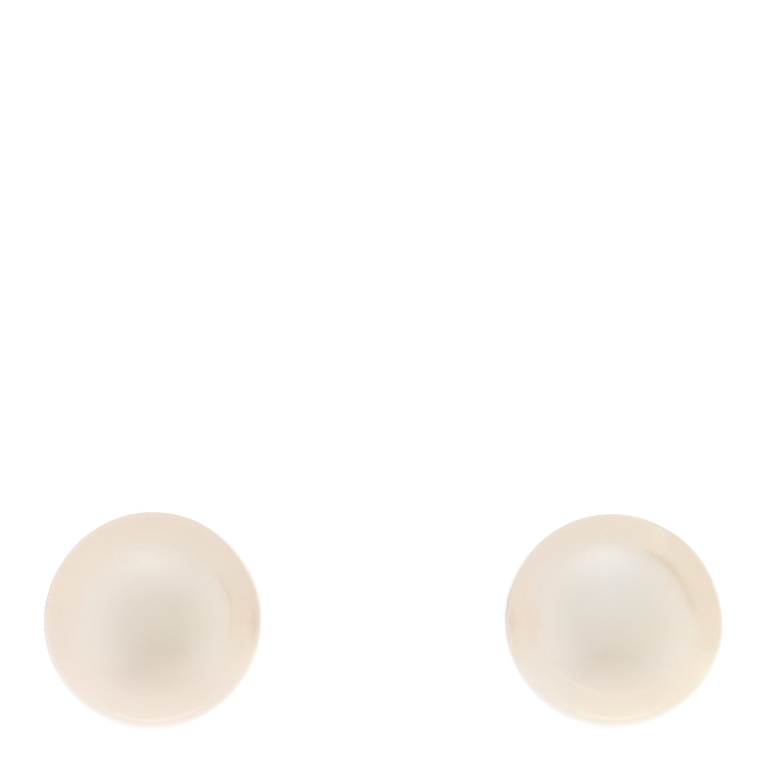 Tiffany Sterling Silver 14K Yellow Gold Freshwater Cultured Pearl 8-8.5mm Ziegfeld Earrings 1 of 4