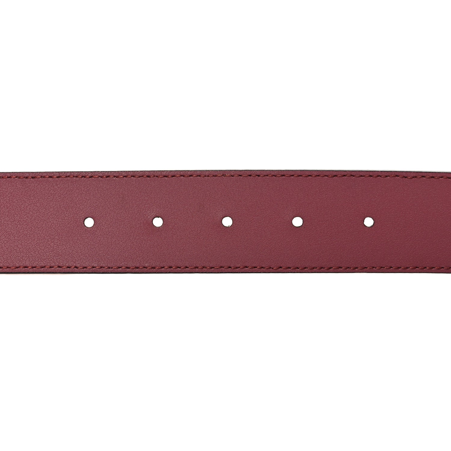 Gucci GG Supreme Monogram Blooms Moon Calfskin Interlocking G 37mm Belt 80 32 Beige Ebony Multicolor Dry Rose 4 of 6