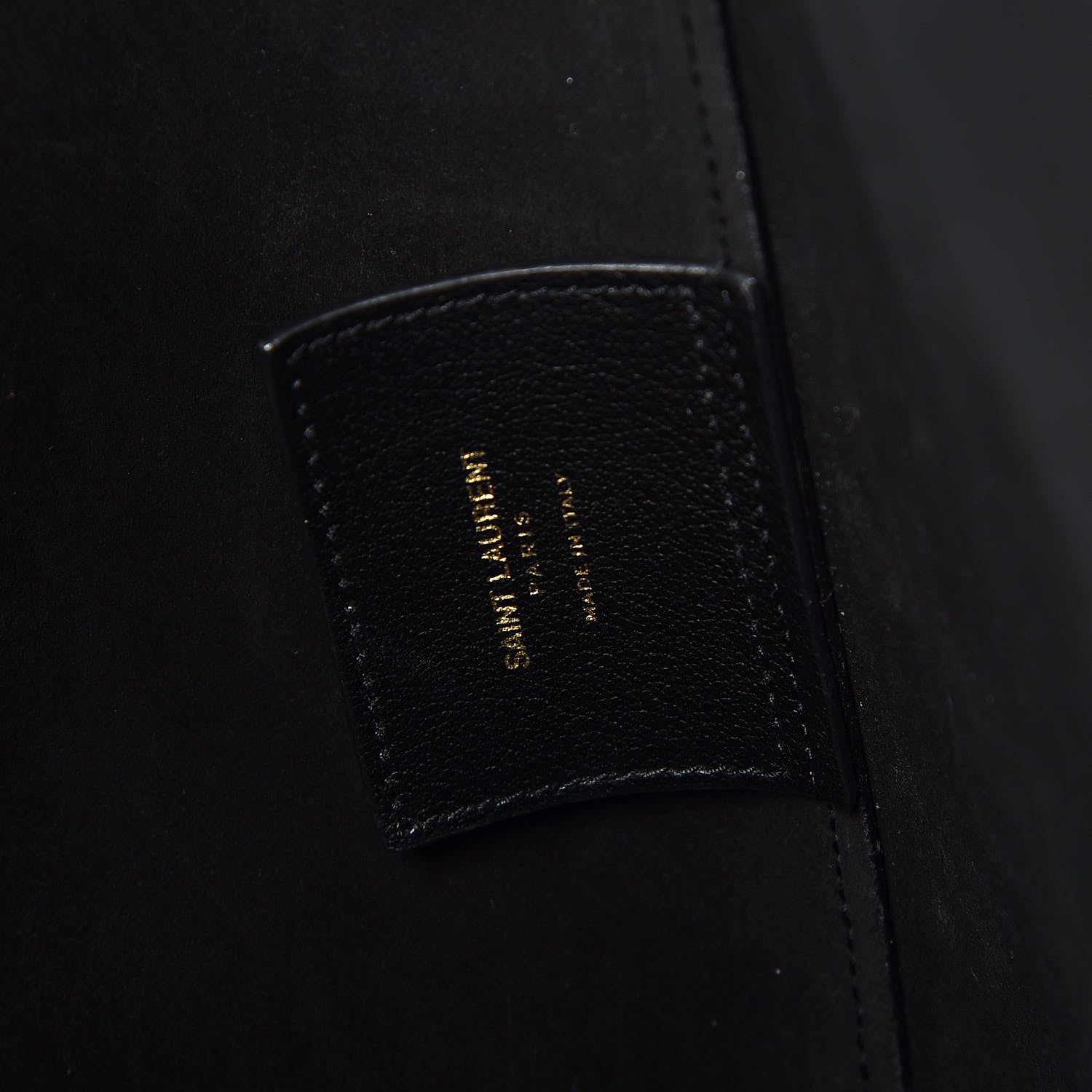 Saint Laurent Calfskin Large Shopping Tote Black 7 of 9