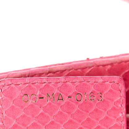 Christian Dior Snakeskin Medium Lady Dior Pink 8 of 13