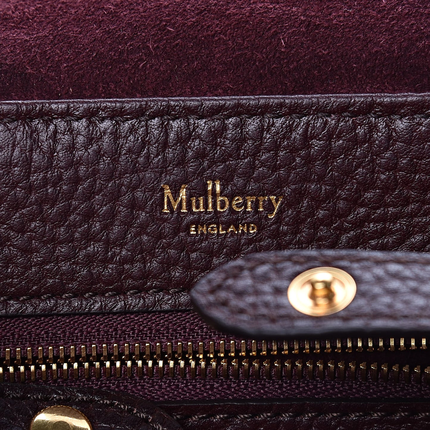 Classic Grain Calfskin Mini Bayswater Backpack Oxblood