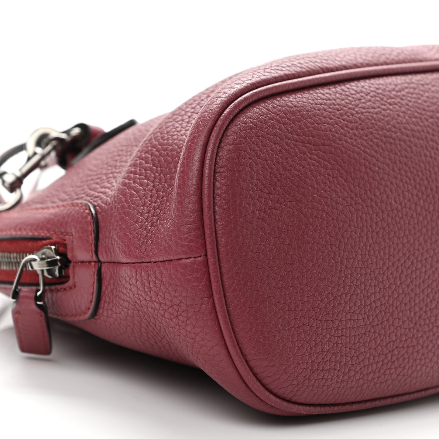Calfskin Mini Dome Bag Burgundy