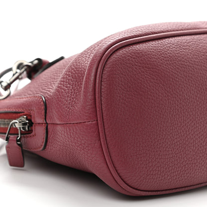 Gucci Calfskin Mini Dome Bag Burgundy 9 of 11