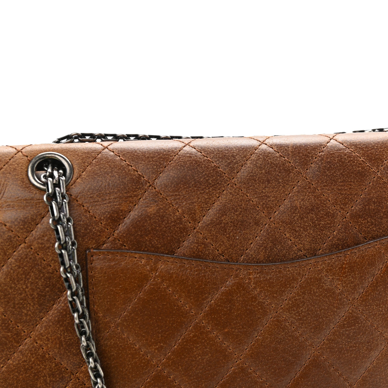 Chanel Aged Calfskin Quilted 2.55 Reissue 226 Flap Light Brown 12 of 12