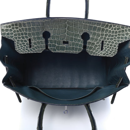 Hermes Matte Porosus Crocodile Birkin 35 14 of 35