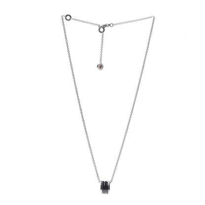 Bulgari Sterling Silver Ceramic Save The Children Pendant Necklace 3 of 7