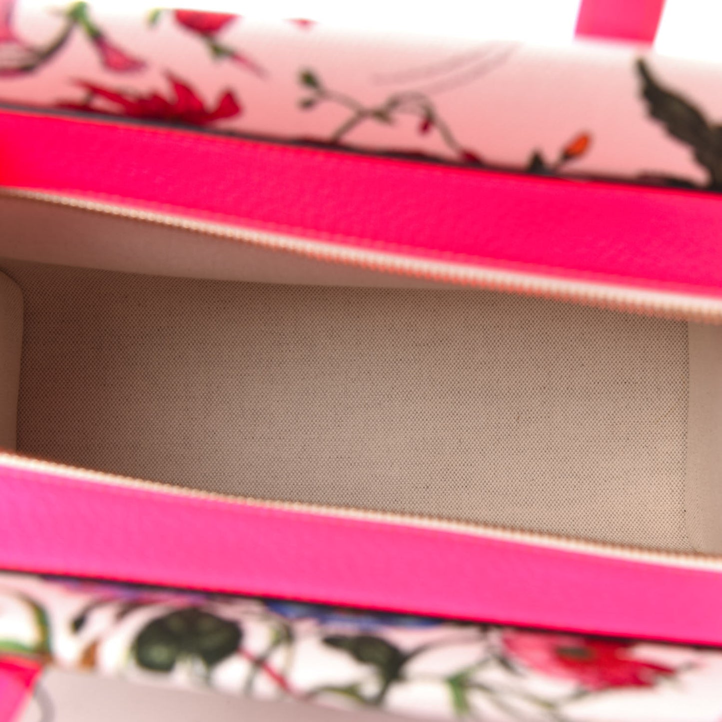 Canvas Medium Flora Tote Fuchsia