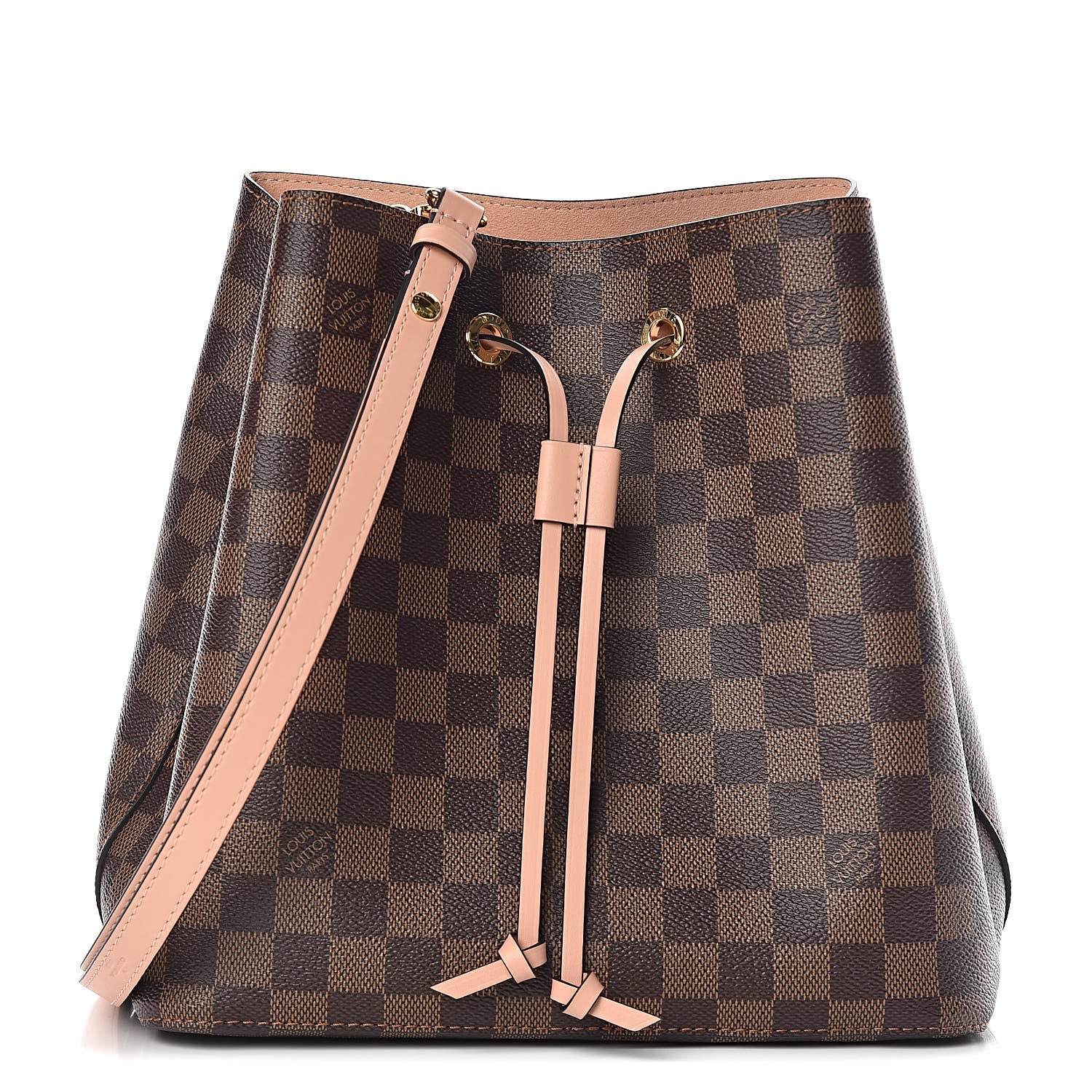 Louis Vuitton Damier Ebene Neonoe MM Venus Pink 1 of 10