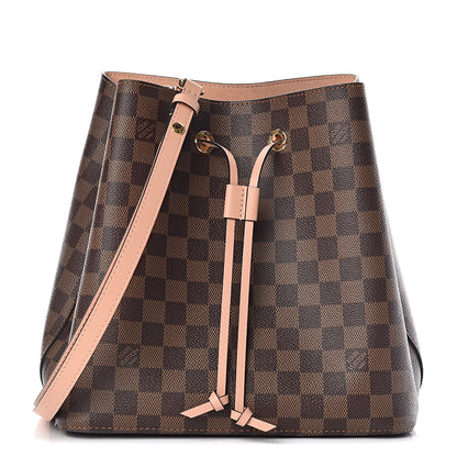 Louis Vuitton Damier Ebene Neonoe MM Venus Pink 1 of 10