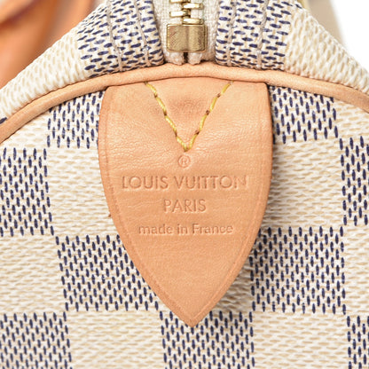 Louis Vuitton Damier Azur Speedy 30 6 of 7