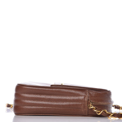 Chanel Caviar Vertical Quilt Bag Brown 13 of 18