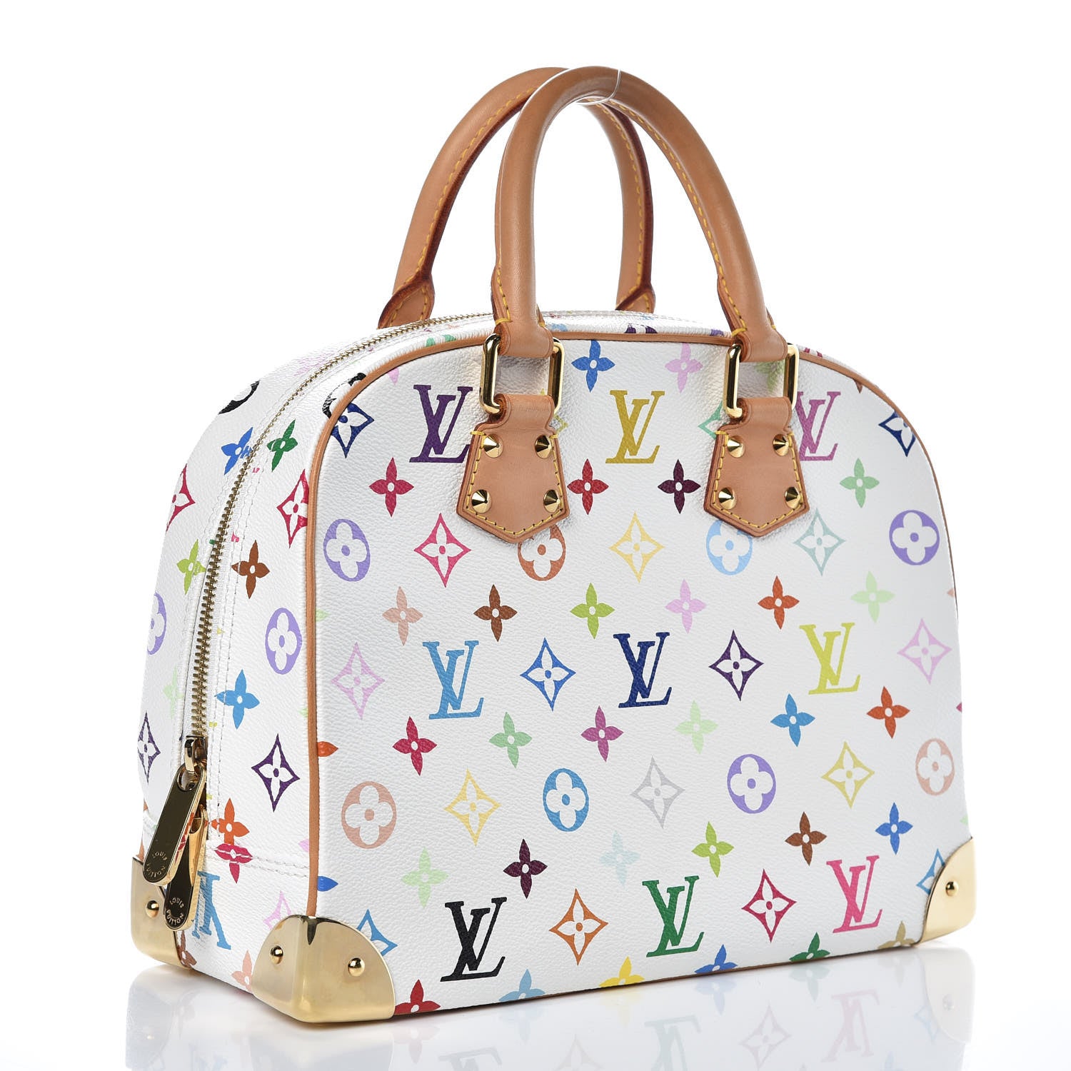 Louis Vuitton Monogram Multicolor Trouville White 3 of 10