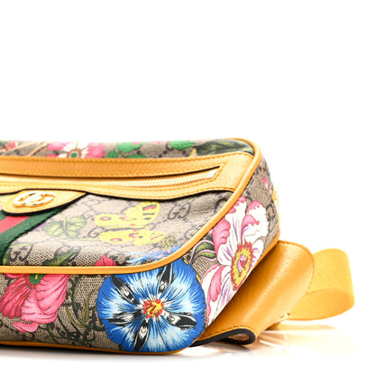 Gucci GG Supreme Monogram Flora Medium Ophidia Belt Bag Beige Multicolor Crop 10 of 10