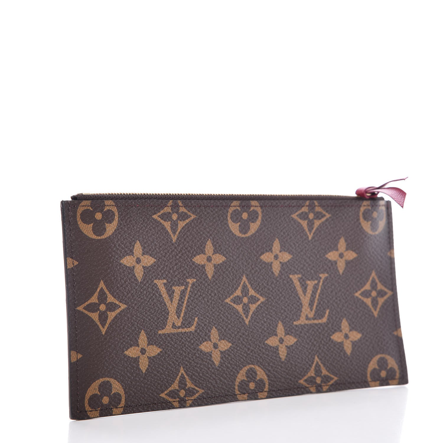 Louis Vuitton Monogram Felicie Chain Wallet Zippered Insert Fuchsia 3 of 7